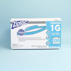 Image of product Ziplock Plastic Bag, Size Gallon. 250 Case 2570071377