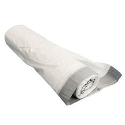 Image of product DrawTuff Low Density Poly Liner White Size 24"x28", 12 Gallon