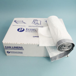 Image of product IP DrawTuff 32 Gallon White Trash Liner DTC32GALW