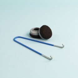 Image of product Slip-Over Floor Savers 1.50" Size 100/Package, No Tool