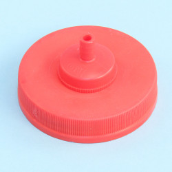 Image of product Mating Cap Red 1/4" Barb for Pail