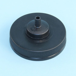 Image of product Mating Cap Black 1/4" Barb for Pail