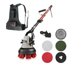 Image of product Motorscrubber Starter Kit M3L LONG HANDLE w/battery