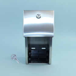 Image of product S/S Twin Hide-A-Roll Stand. TP Disp