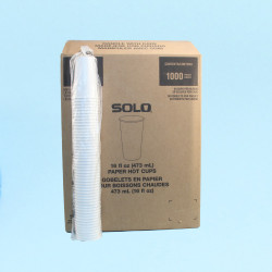 Image of product Paper Hot Cup 16Oz.White 1m