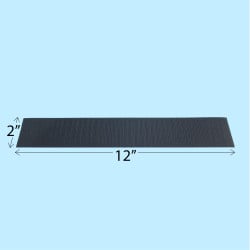 Image of product 2" X12" Velcro Hook for stopping Matting Creep or Walking