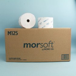 Image of product Morcon M125 Porta-Potty Roll Tissue 1Ply 24/case