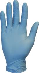 Image of product Safety Zone Nitrile Glove Exam No Powder Blue Size 2X Large, GNPR2XL