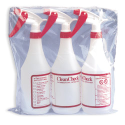 Image of product 24 OZ CLEAN CHECK 3 PACK W/SPRAYERS