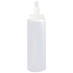 Image of product 8 OZ MDPE SQEEZE BOTTLE W/ RIBBON