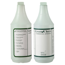 Image of product 32 OZ GREEN CHECK BOTTLE ONLY