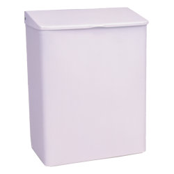Image of product Metal Wall Mount Sanitary Recptical White 230167