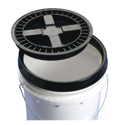 Image of product Resealable Pail Lid Only Black 250116