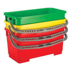 Image of product Utility Window Bucket Red W/O Hangers