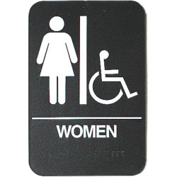 Image of product ADA SIGN 6X9" "WOMEN/ACCESSIBLE"