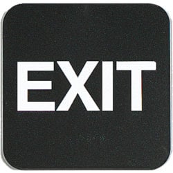 Image of product ADA SIGN 6" X 9" "EXIT"#320179
