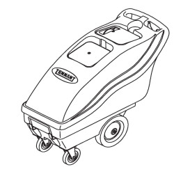 Image of product Manual Tennant 1100 Portable Carpet Extractor