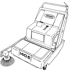 Image of product Manual Tennant 140E Electric Sweeper