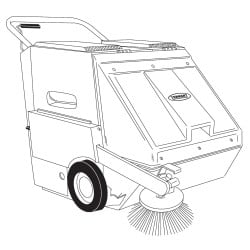 Image of product Manual Tennant 186E Sweeper