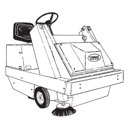 Image of product Manual Tennant 200E Rider Sweeper