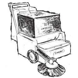 Image of product Manual Tennant 42E-EHD Power Sweeper