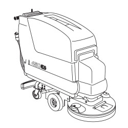 Image of product Manual Tennant 450 Automatic Scrubber