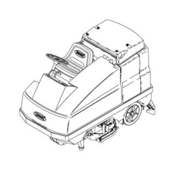 Image of product Manual Tennant 515 Rider Scrubber