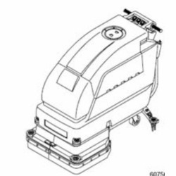 Image of product Manual Tennant 5540 Automatic Floor Scrubber