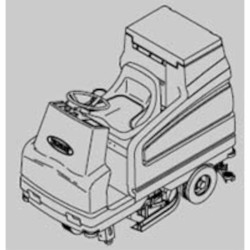 Image of product Manual Tennant 7100 Automatic Rider Scrubber