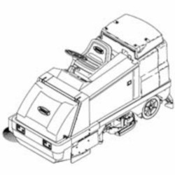 Image of product Manual Tennant 8010 Rider Sweeper-Scrubber