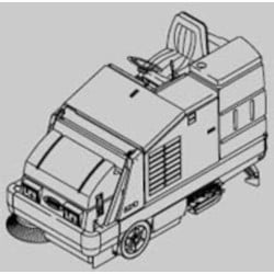 Image of product Manual Tennant 8200D Rider Sweeper-Scrubber