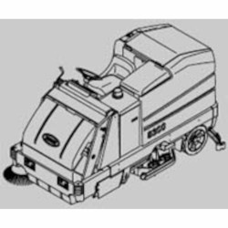 Image of product Manual Tennant 8300 Rider Sweeper-Scrubber