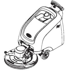 Image of product Manual Tennant B7 Walk Behind Battery Burnisher