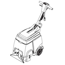 Image of product Manual Tennant E5 Portable Carpet Extractor