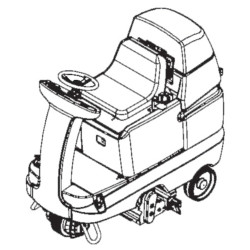 Image of product Popular Parts for: Tennant R14 Rider Carpet Cleane
