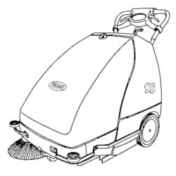 Image of product Manual Tennant S8 Battery Sweeper