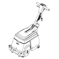 Image of product Manual Tennant T1 Battery Floor Scrubber
