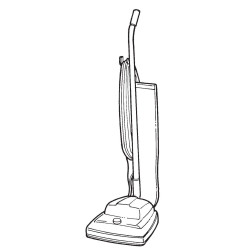 Image of product Manual Tennant Commercial Upright Vacuum