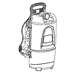 Image of product Manual Tennant V-BP-7 Back Pack Vacuum