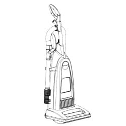 Image of product Manual Tennant V-SMU-36 Upright Vacuum