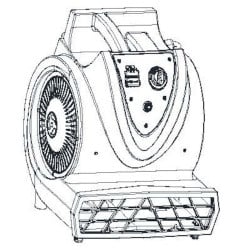 Image of product Manual Triple S Puma X 3-Speed Air Mover