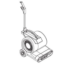 Image of product Manual 3-Speed Air Mover WT3SPD