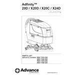 manual advance-kent parts manual for this machine