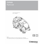 manual advance-kent parts manual for this machine