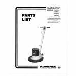 manual parts manual for this machine