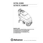 manual parts manual for this machine