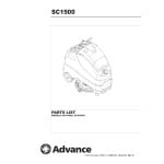 manual parts manual for this machine