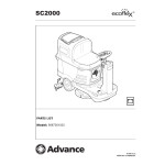 manual parts manual for this machine