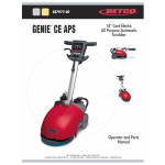 manual betco parts manual for this machine
