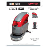 manual betco parts manual for this machine
